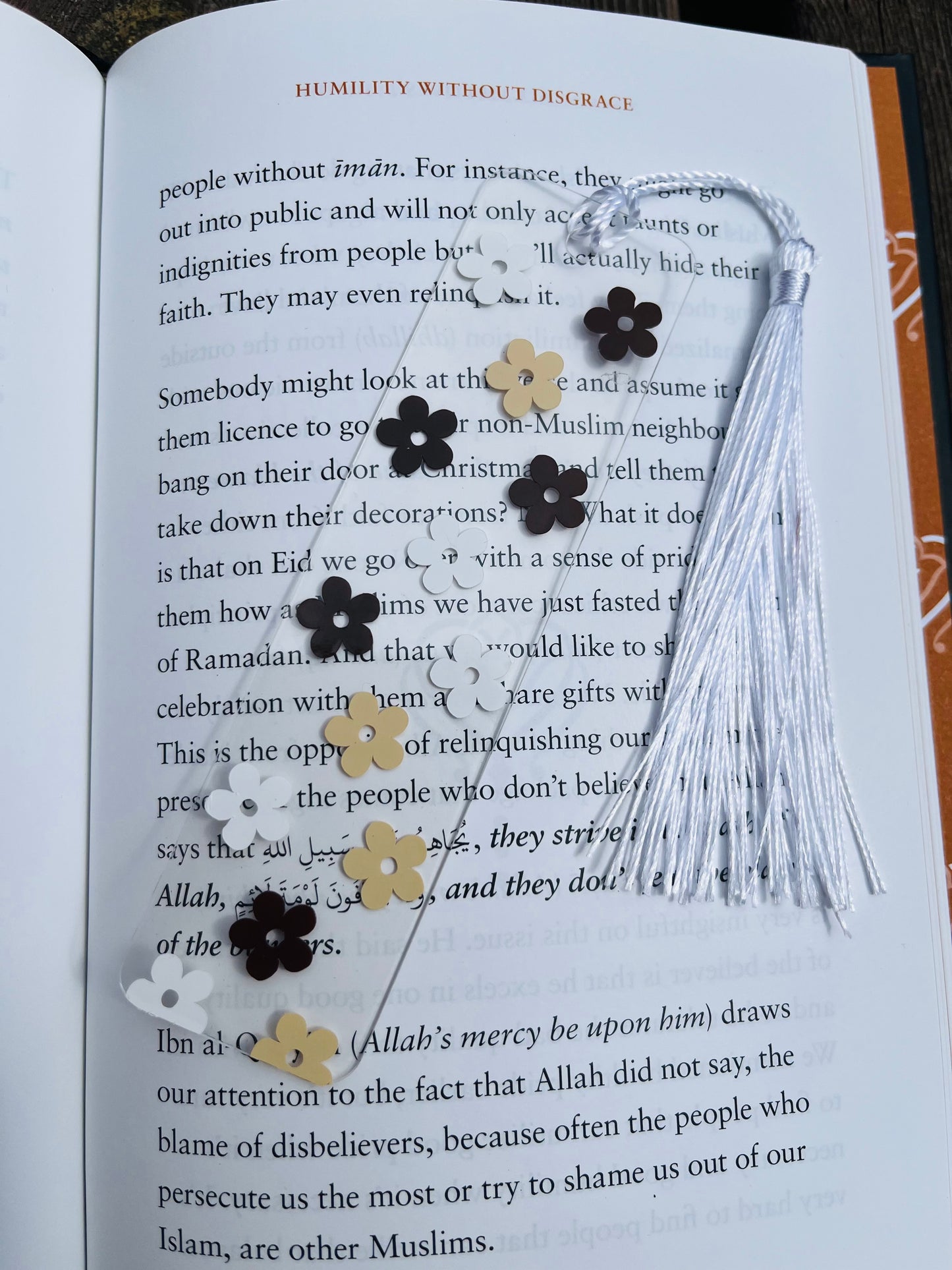 Flower Acrylic Bookmark