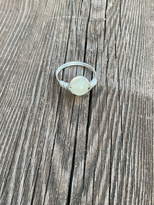 White Wire Ring