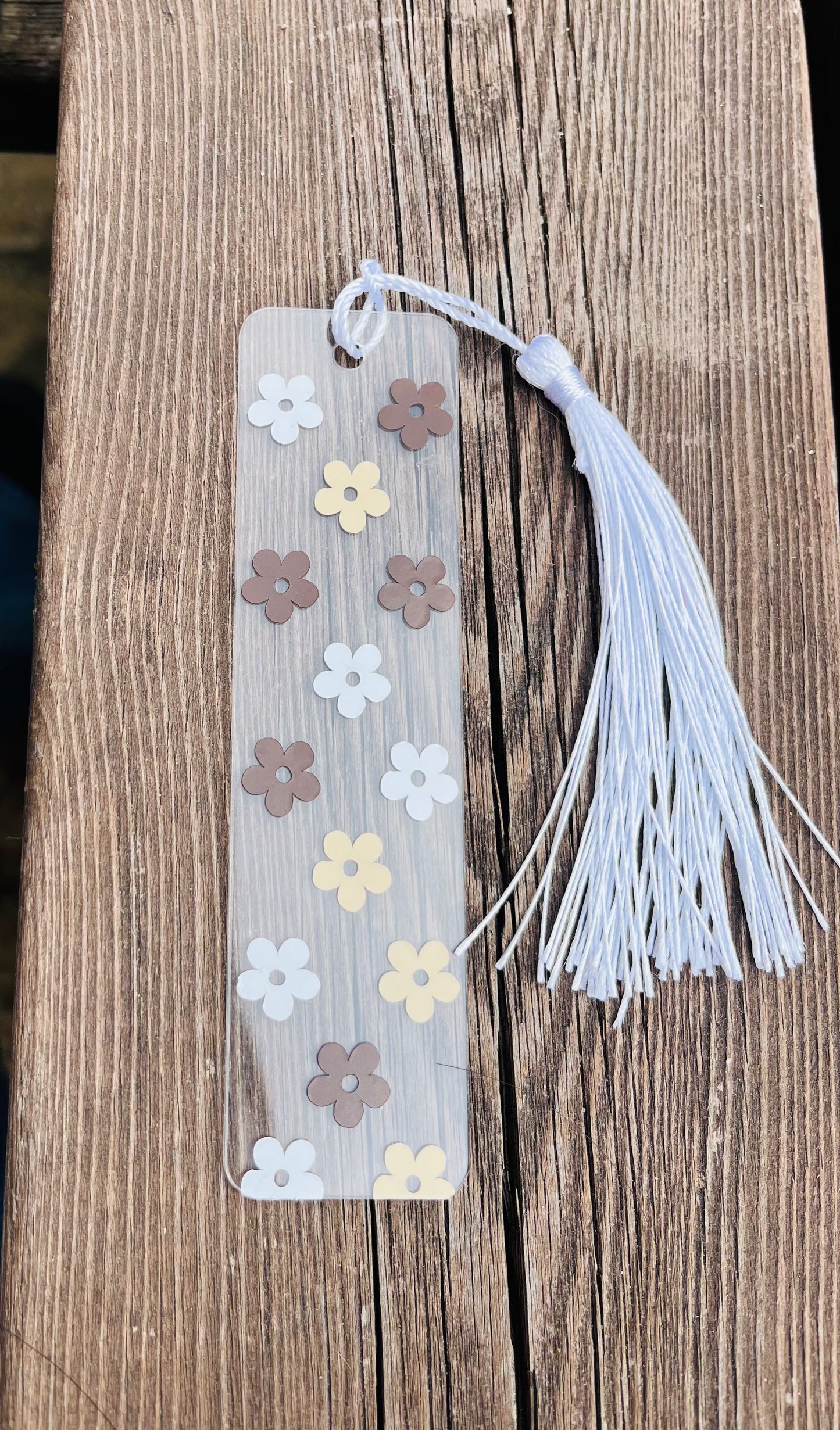 Flower Acrylic Bookmark