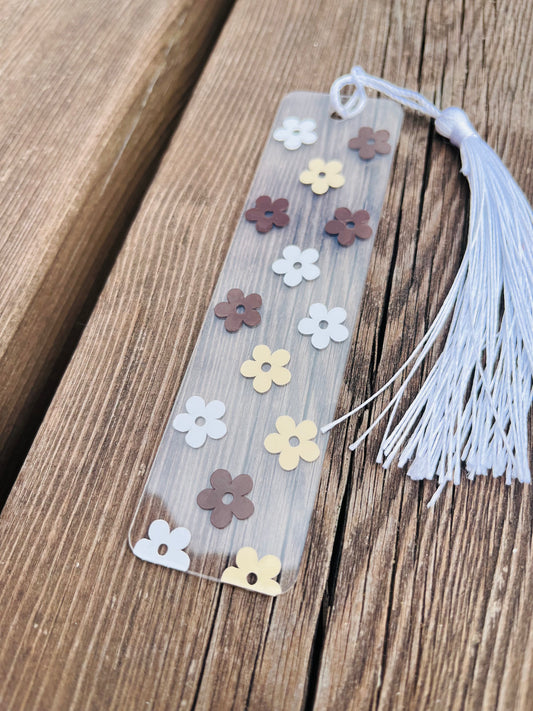 Flower Acrylic Bookmark