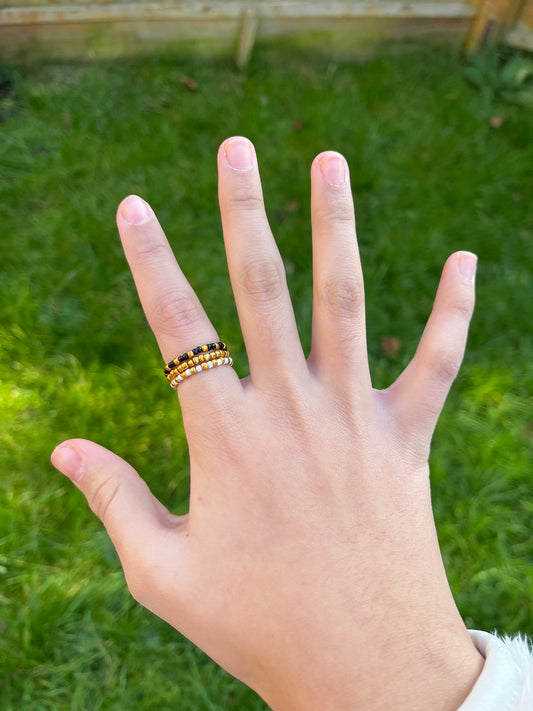 Eid beaded ring set