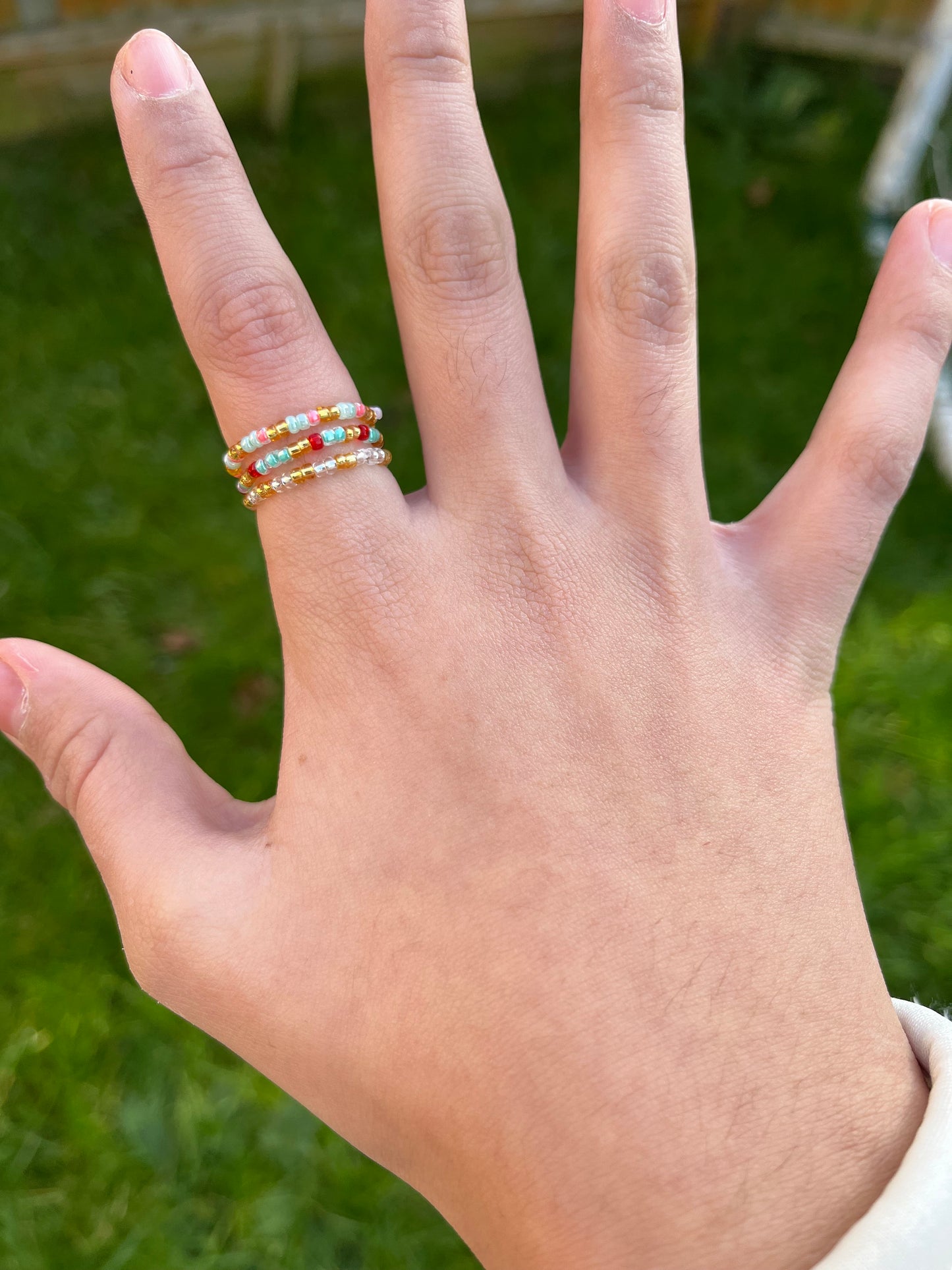 Eid beaded ring set 2